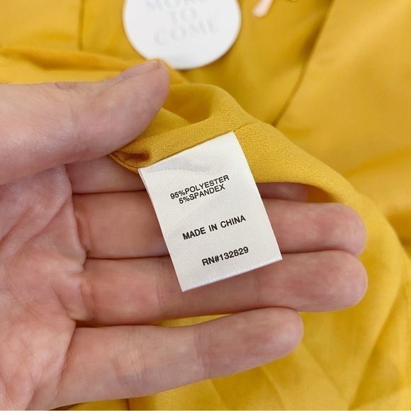 More To Come Jewel Deep V Dress in Marigold Size XXS - Picture 7 of 14